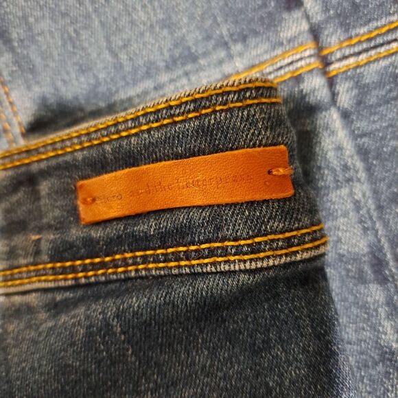 Anthropologie Pilcro And The Letterpress High-Rise Bootcut Jeans Side-Zip Sz 26 - Picture 6 of 12